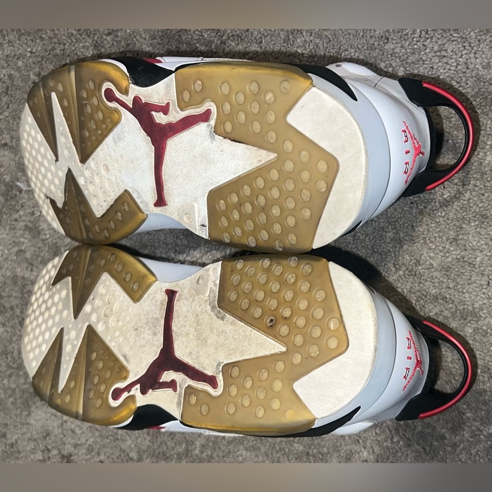 2014 Jordan 6 Carmine - Size 10.5 - Used, No Box - Picture 7 of 10
